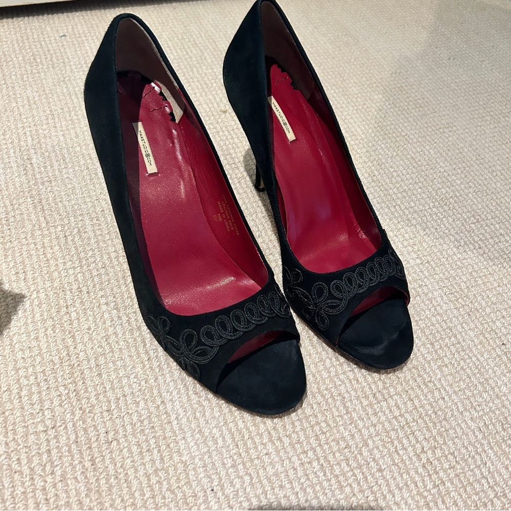 Max Studio Peep Toe Heels